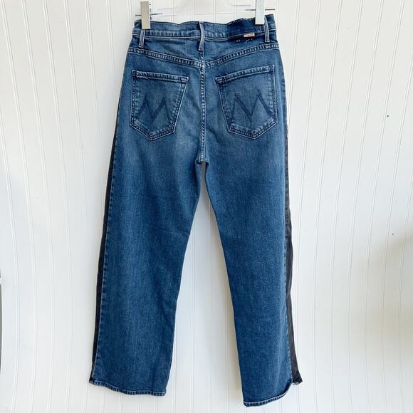Mother Half Pipe Flood Two-Tone Barrel Jeans - 26 - Picture 9 of 10